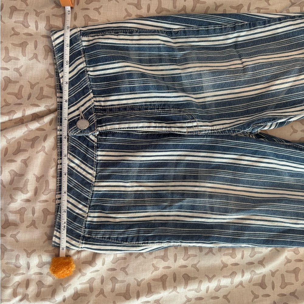 Free people Striped Flare Jeans - Picture 9 of 11